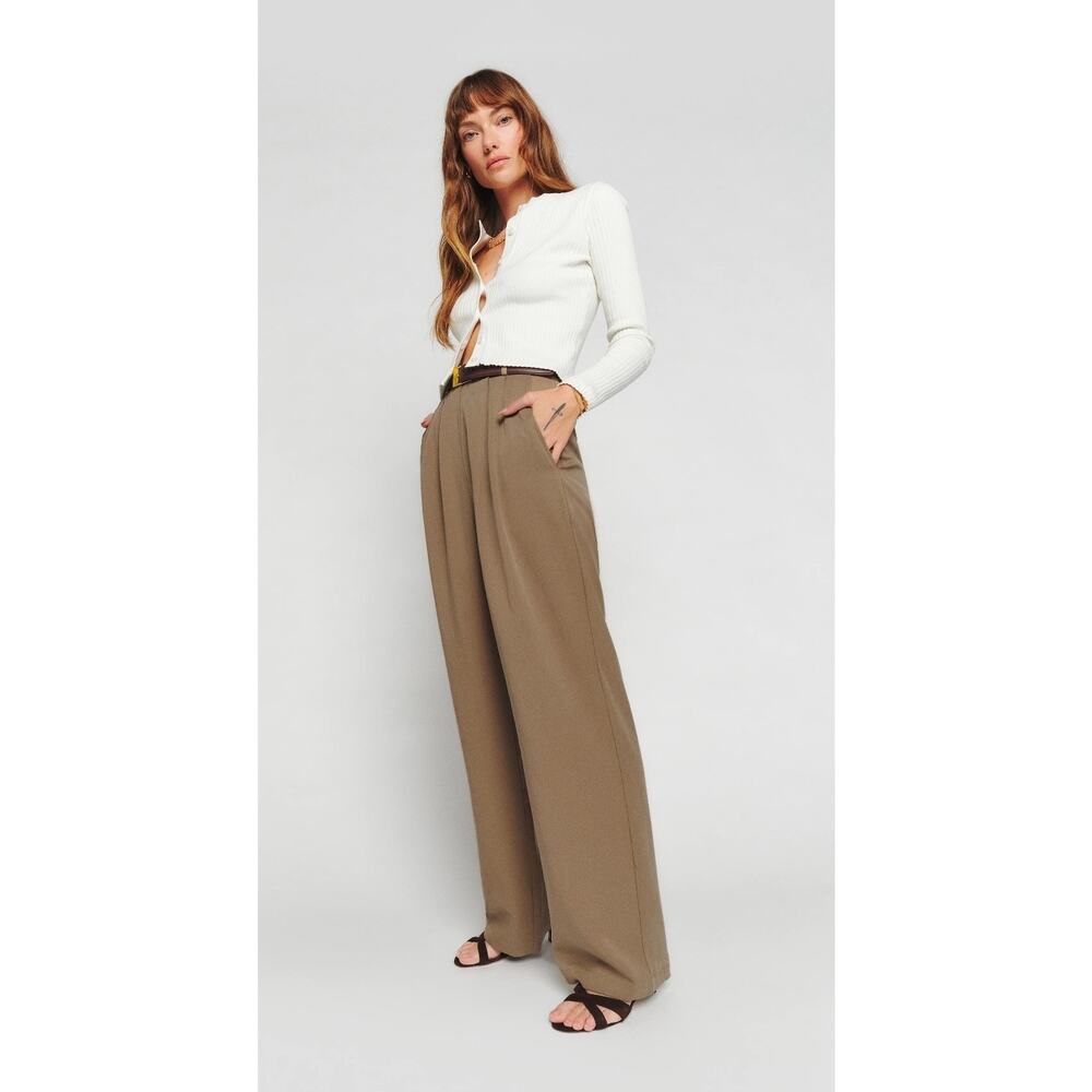 Reformation Mason beige dress pants 4